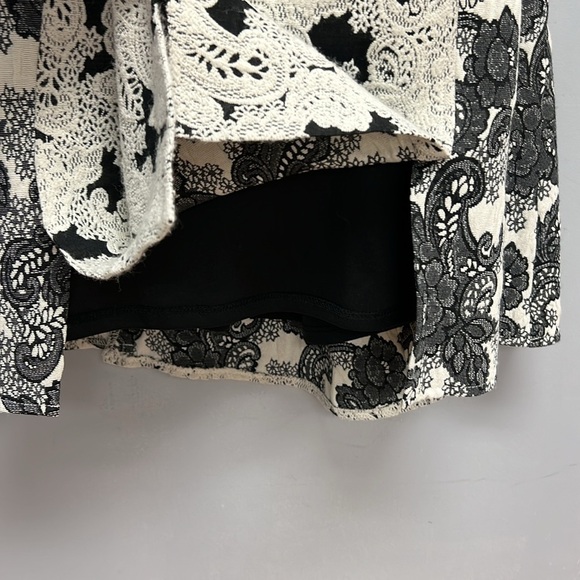 Anthropologie Eva Franco Floral Lace A-Line Skirt Size 2 - Picture 3 of 10